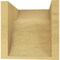 Ekena Millwork 8"W x 8"D x 8"H Wide Carmel Rough Cedar Woodgrain TimberThane Corbel, Primed Tan CORUR08X08X08CARRCPR - alternate 5